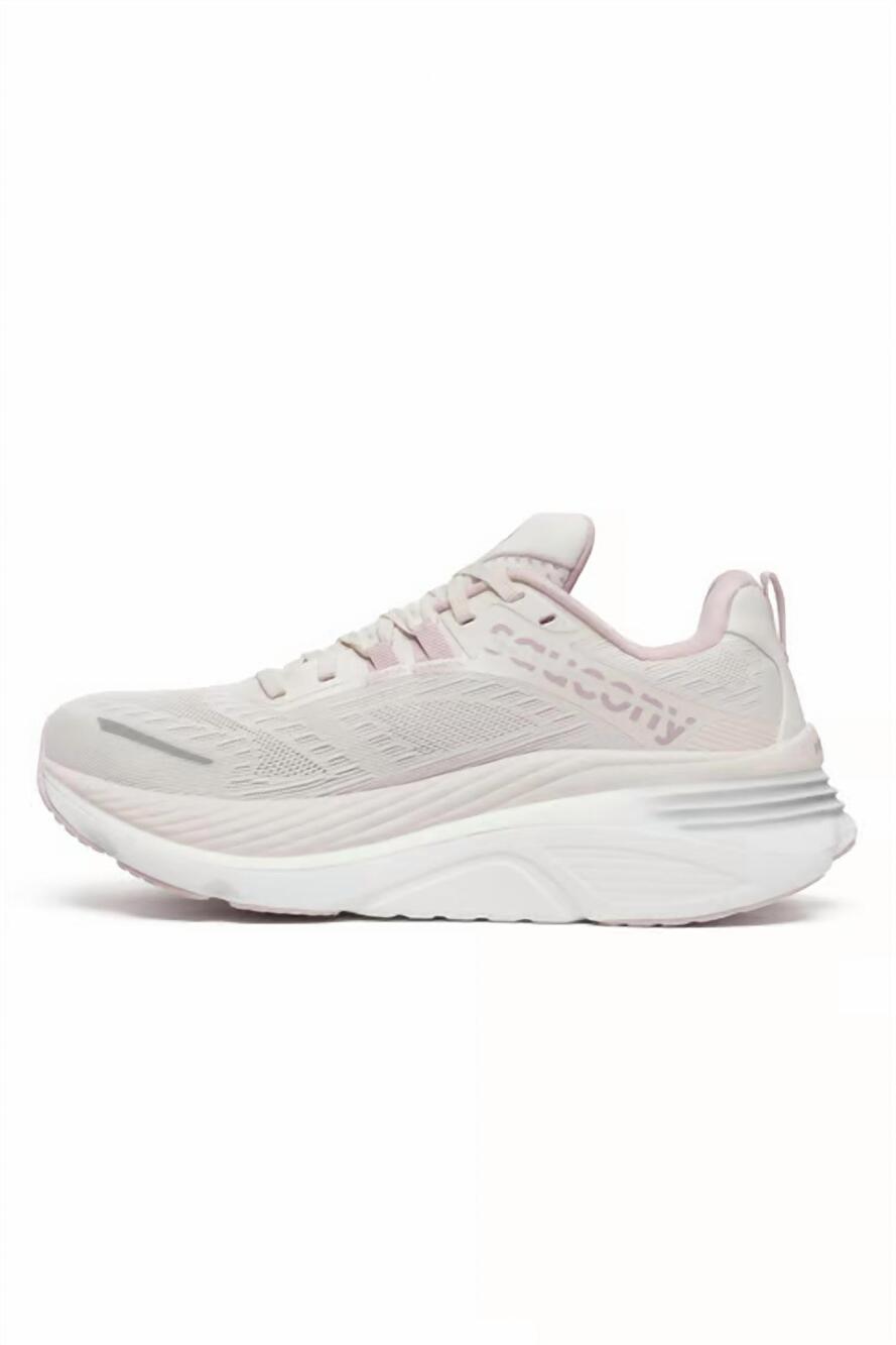 NEW SAUCONY women's hurricane 24 running shoes in moon/pearl